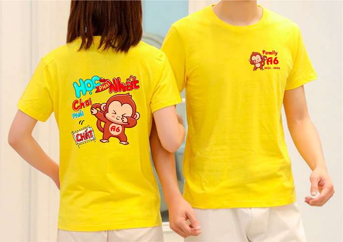 In áo Lớp A6 2023-2027 - Học hết sức Chơi hết mình | In ao phong dong phuc