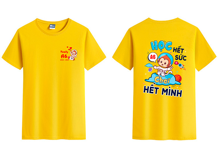 In áo Lớp A6 2023-2027 - Học hết sức Chơi hết mình | In ao phong dong phuc