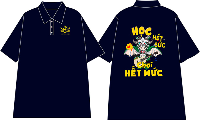 In áo Lớp M1 niên khóa 2023-2027 | In ao phong dong phuc
