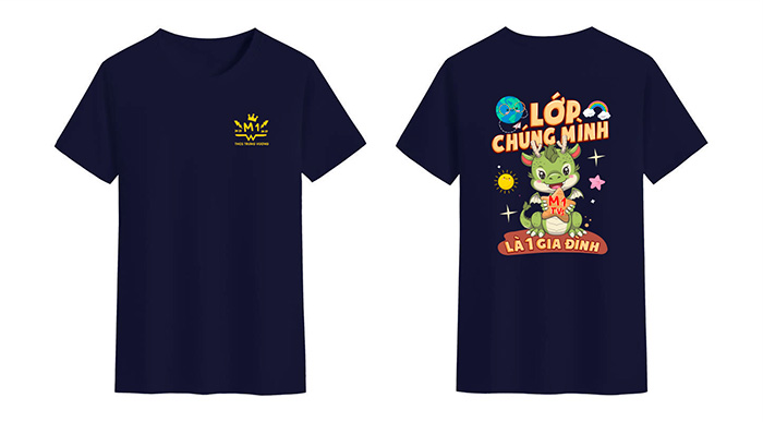 In áo Lớp M1 niên khóa 2023-2027 | In ao phong dong phuc