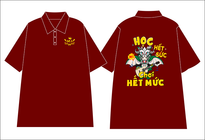 In áo Lớp M1 niên khóa 2023-2027 | In ao phong dong phuc