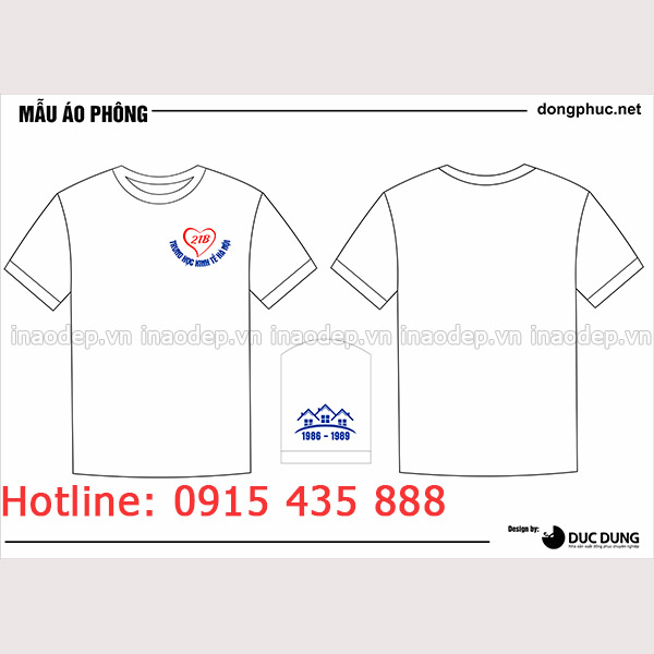 In áo lớp 21B Trung học kinh tế Hà Nội | In ao lop