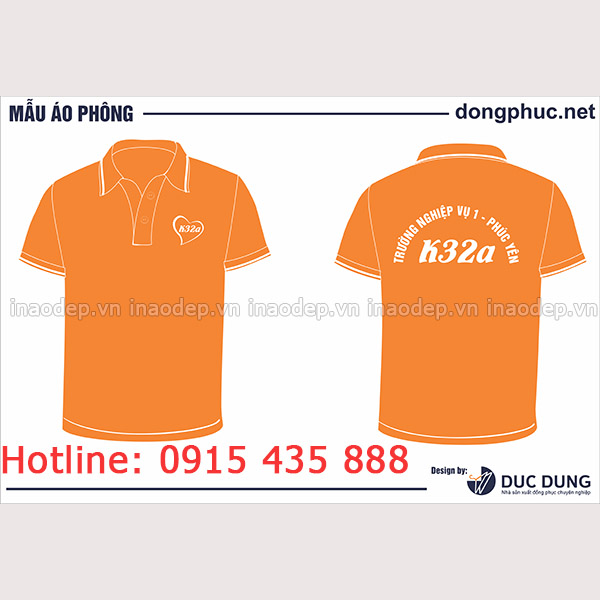 In áo lớp K32a Trường Nghiệp vụ 1- Phúc Yên | In ao lop
