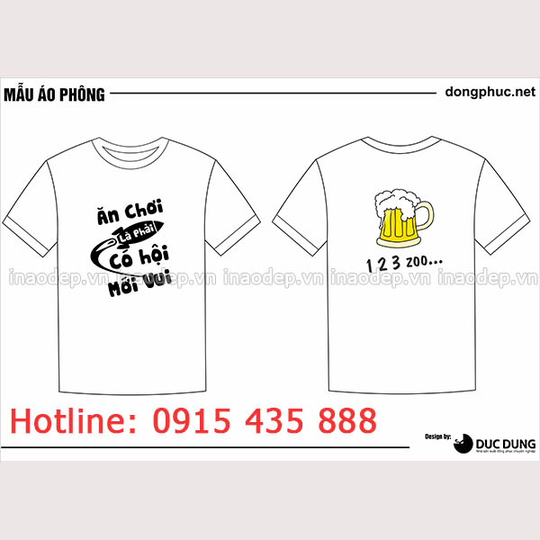 In áo lớp trường Mỹ Đức | In ao lop