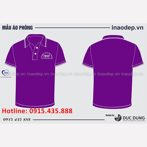 Áo Trường THCS Tam Hưng 1957 | Ao lop