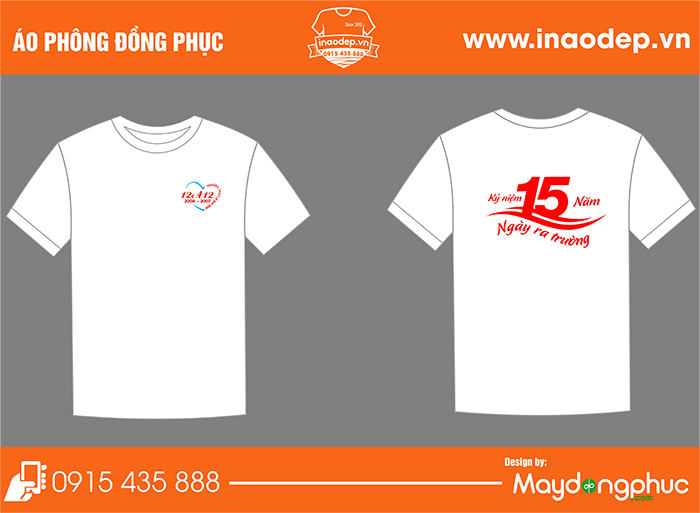 In áo Lớp 12A12 khóa 2004 - 2007 Trường THPT Lê Quý Đôn | In ao phong dong phuc