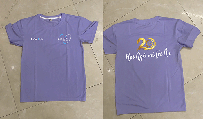 In áo Lớp 12B Trường THPT Bắc Kạn khóa 1999-2002 | In ao phong dong phuc