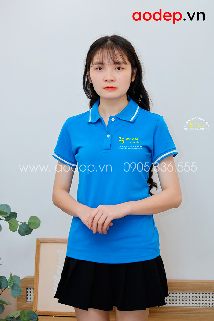 In áo Lớp 12C1 trường THPT Sông Công 25 năm tình bạn | In ao phong dong phuc