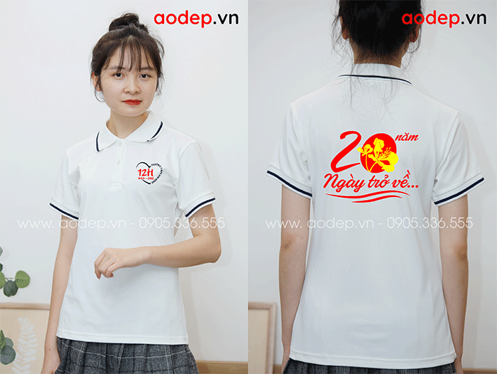 In áo Lớp 12H 1999-2002 Trường THPT Kim Động 20 năm - Ngày trở về | In ao phong dong phuc