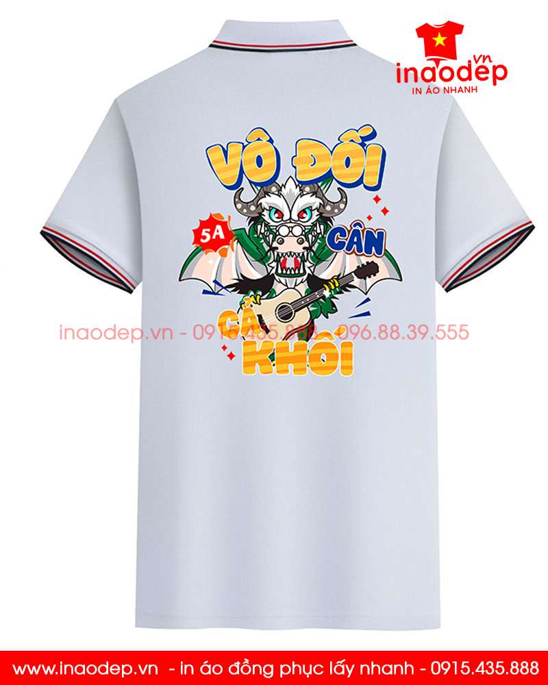 In áo polo Lớp 5A3 niên khóa 2018-2023 | In ao phong dong phuc