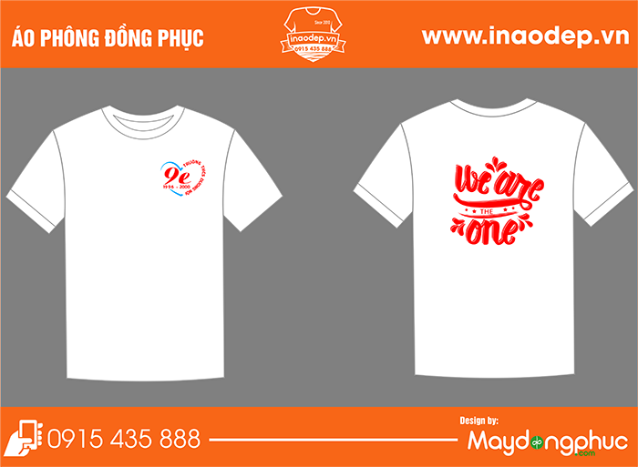 In áo Lớp 9E trường THCS Dương Nội | In ao phong dong phuc