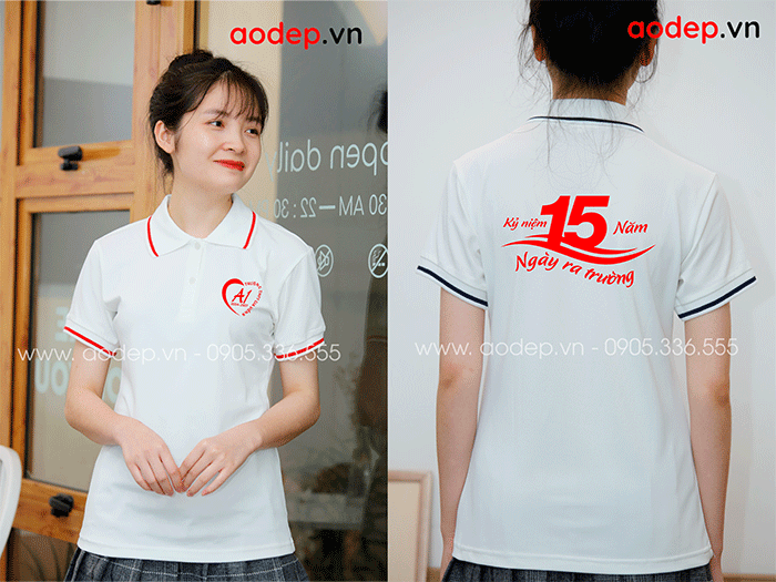 In áo Lớp A1 2004-2007 Trường THPT Gia Viễn B | In ao phong dong phuc