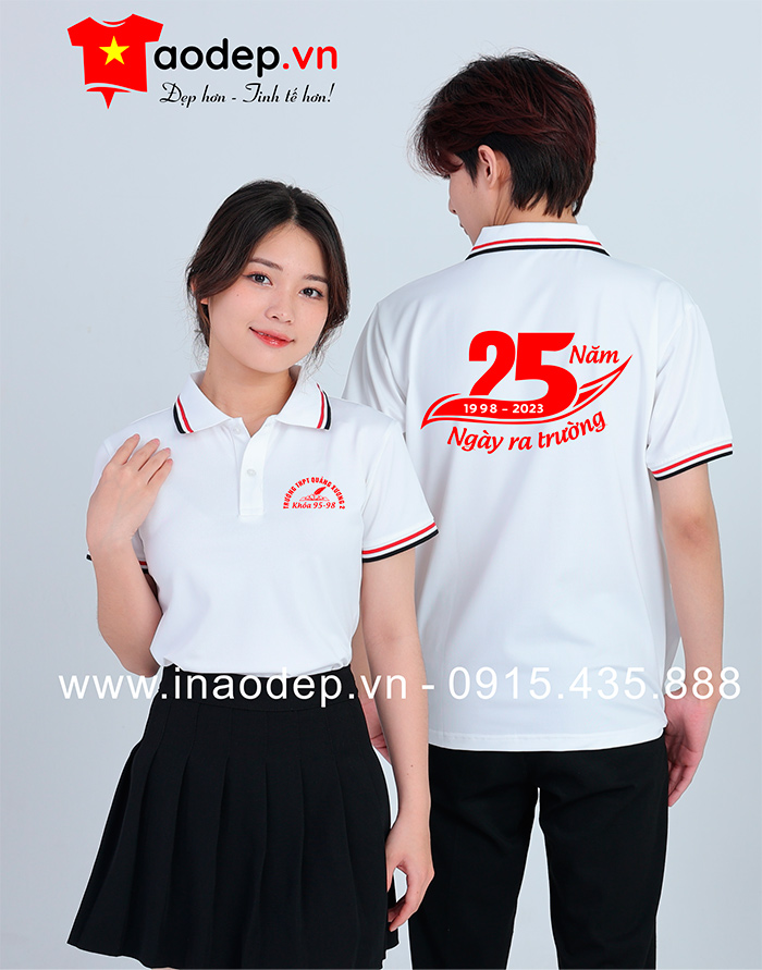 In áo Lớp Khóa 95-98 Trường THPT Quảng Xương 2 | In ao phong dong phuc