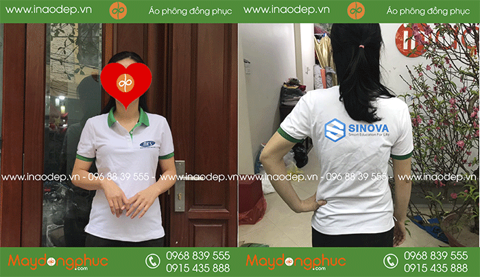 In áo phông Học viện SINOVA | In ao phong dong phuc