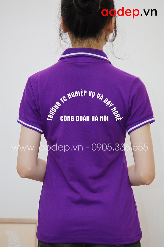 In áo phông Trường TC Nghiệp vụ và dạy nghề Công Đoàn Hà Nội | In ao phong dong phuc