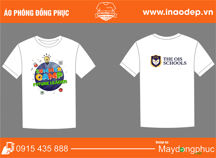 In áo phông Trường The OIS Schools | In ao phong dong phuc