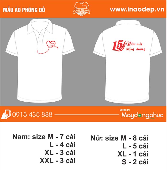 In áo lớp A10 kỉ niệm 15 năm | In ao lop