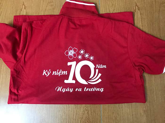 In áo phông kỉ niệm 10 năm ngày ra trường | In ao phong dong phuc