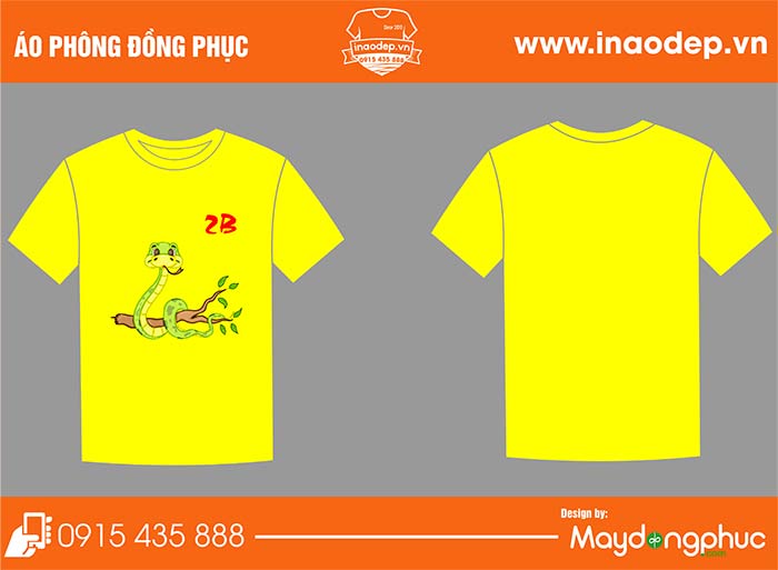 In đồng phục lớp 2B | In ao hop lop