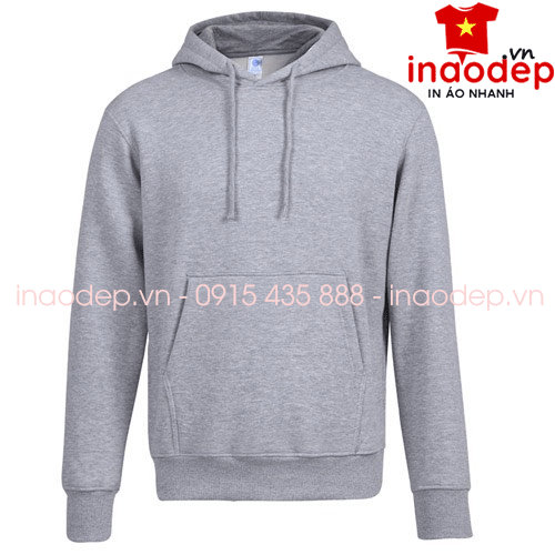 Áo nỉ Hoodie màu xám | Ao ni