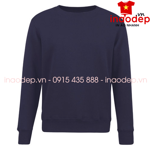 Áo sweater (Áo nỉ sweater) màu xanh đen | Ao ni