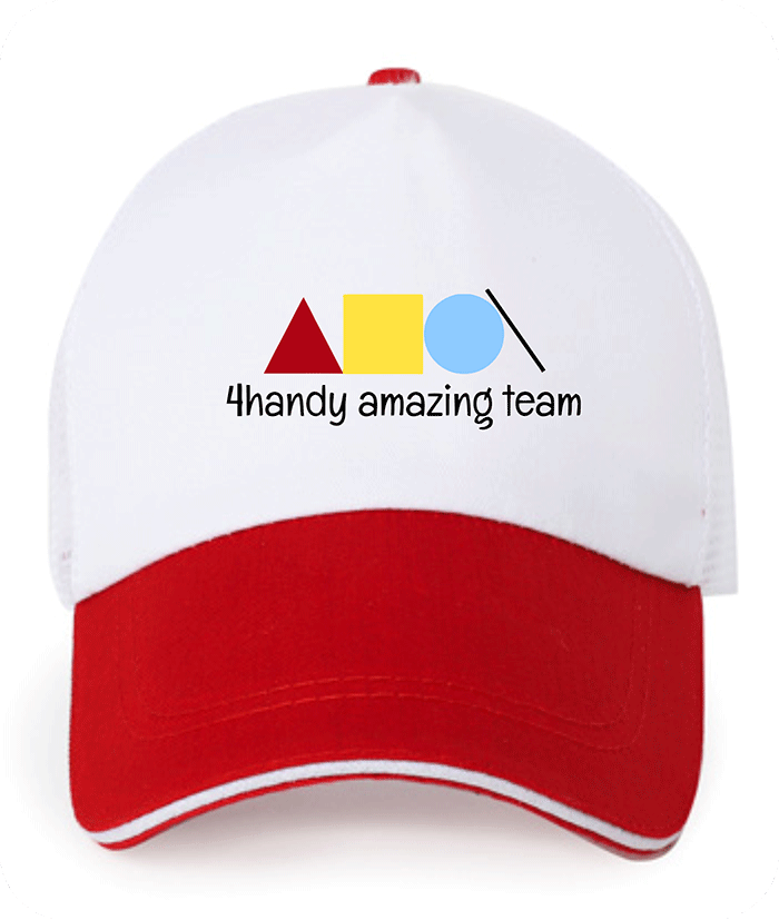 In mũ lưỡi trai Team 4handy amazing | In mu luoi trai dong phuc