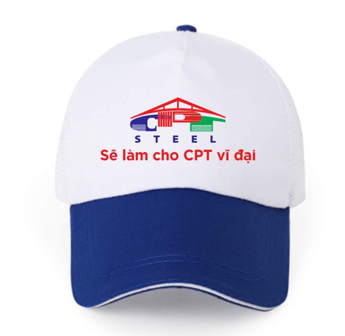 In mũ lưỡi trai Công ty CDT Steel | In mu luoi trai dong phuc