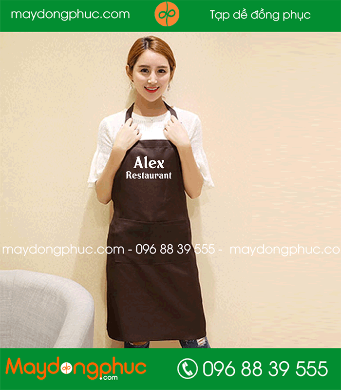 In tạp dề Nhà hàng Alex | In tap de dong phuc