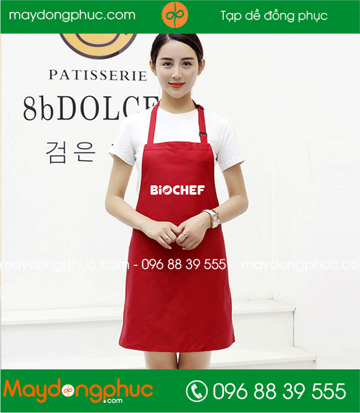 In tạp dề Nhà hàng BIOCHEF | In tap de dong phuc