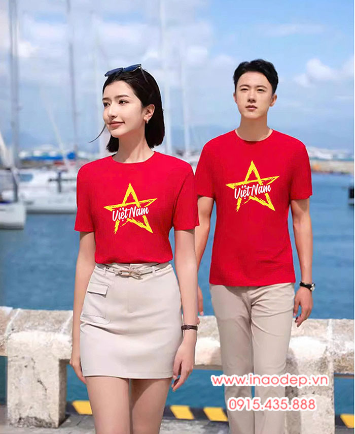 In Áo Cờ Đỏ Sao Vàng – Tự Hào Việt Nam | In ao co do sao vang