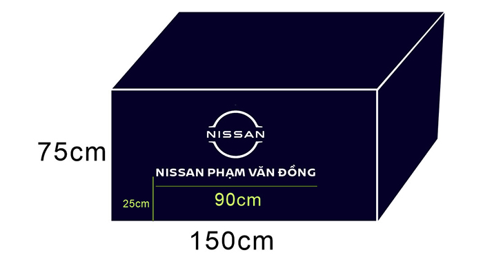 In khăn trải bàn Nissan Phạm Văn Đồng | In khan trai ban