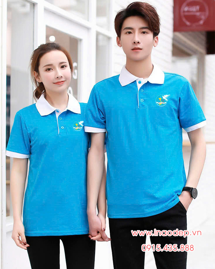 Áo polo logo Hội Phụ Nữ | Ao polo dong phuc
