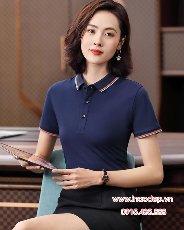 Mẫu áo phông polo 04 - Hàng đặt may theo yêu cầu | Mau ao phong polo