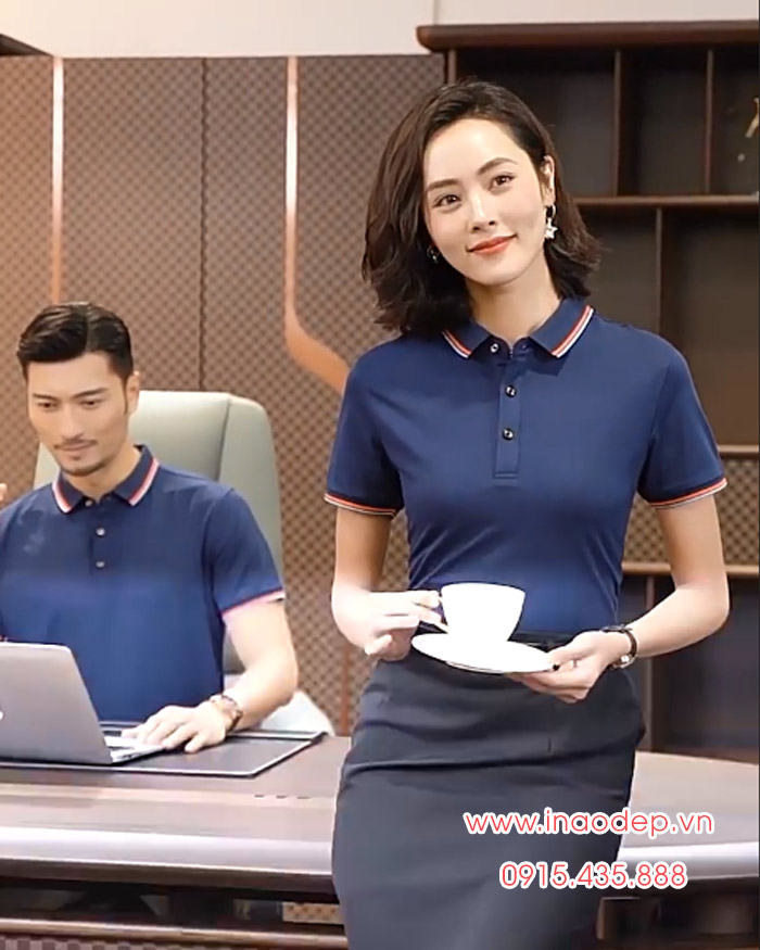 Mẫu áo phông polo 04 - Hàng đặt may theo yêu cầu | Mau ao phong polo