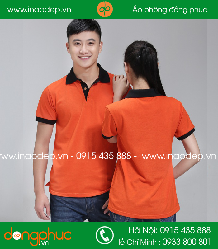 Đồng phục nhà hàng mầu cam